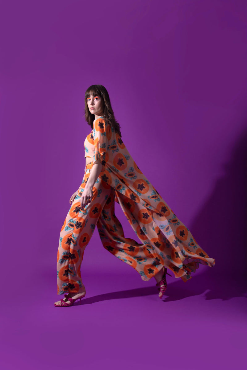 Grace - Papaya Print 3 Piece set
